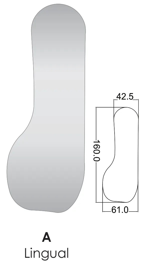 Steel Mirrors — IntraOral Photo, Stainless Steel