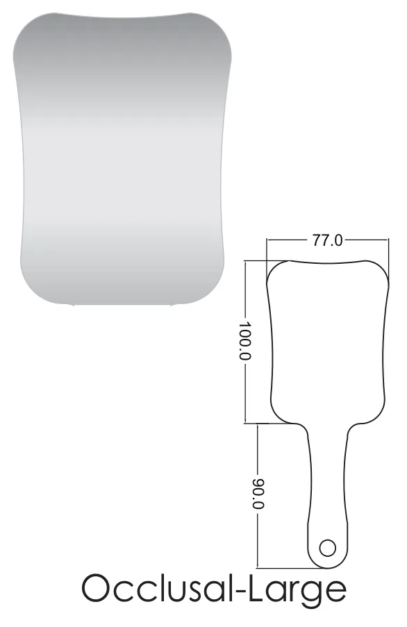 Steel Mirrors — IntraOral Photo, Stainless Steel