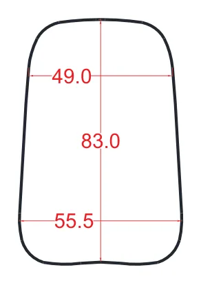 Steel Mirrors — IntraOral Photo, Glass Two-Sided