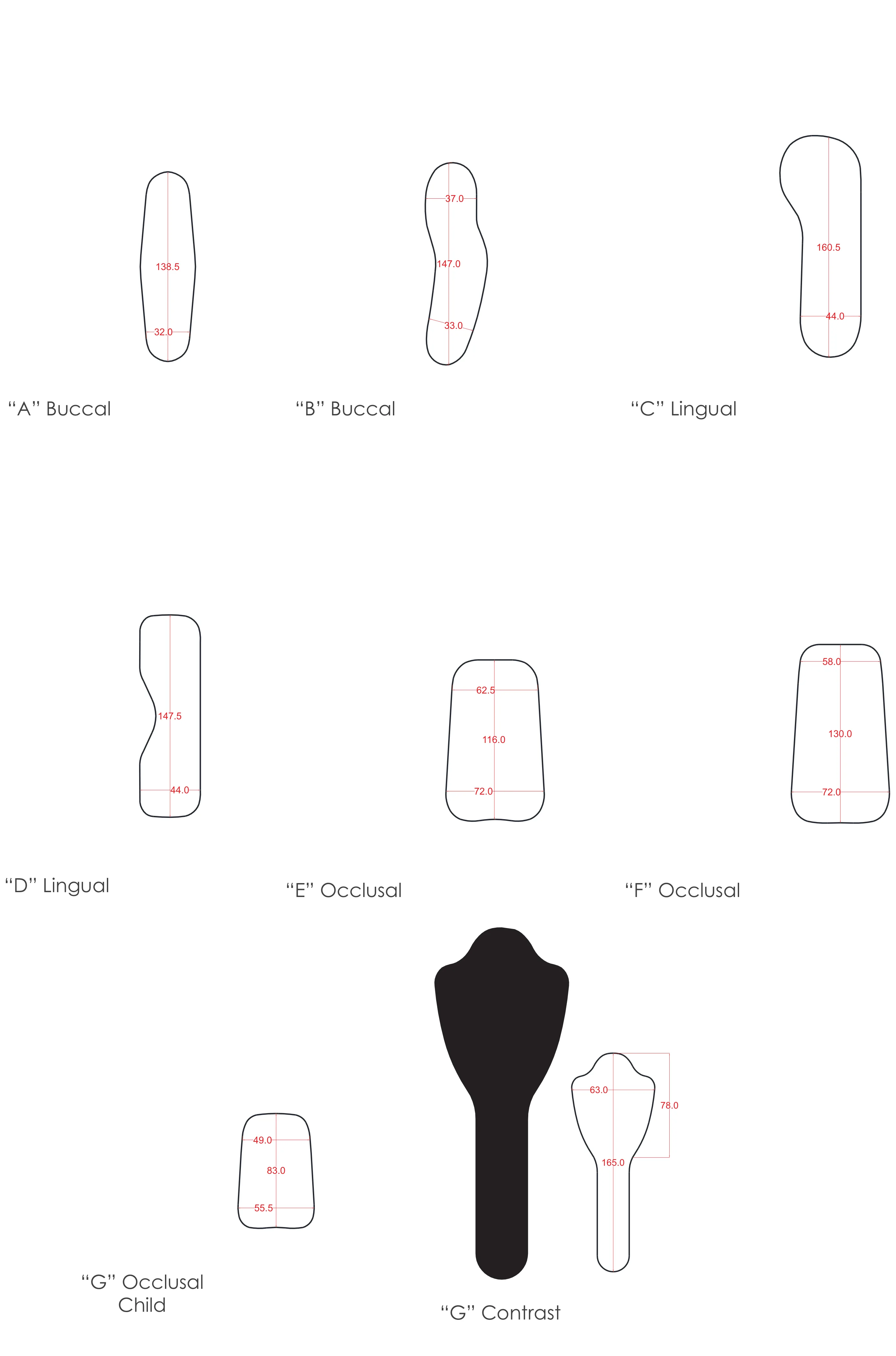 Steel Mirrors — IntraOral Photo, Glass Two-Sided — IntraOral / Orthodontic Steel Mirrors